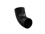 Alkūnė viršutinė BILKA, skersmuo 90 mm, juoda spalva, RAL9005