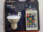 Išmanioji LED lempa SPECTOR LIGHT Smart, 5W, GU10, 220-240V, 400 lm, RGB, dimer., su pultu ir valdoma per programėlę (Android&iOS, Alexa&Google), 17620S