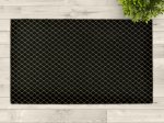 Kilimėlis LAKO FASHION PRINTED GITTER, 65 x 110 cm, 100% PES, pagrindas TPE, t.rudos spl.