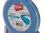 Apvalus valas MAKITA E-02733, skersmuo 1,6 mm, ilgis 15 m