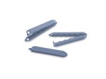 Spaustukai maišeliams ROTHO Onda, 10 vnt., plastikas, ilgis 10 cm