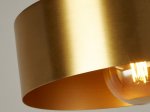 Pakabinamas šviestuvas SEARCHLIGHT Knox, E27, 1x60W, AXPxG 140x30x30 cm, aukso sp., 20223-1GO