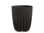 Plastikinis lauko vazonas 4Living Mira, antracito sp., 30 x 30 x 36 cm.