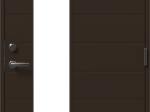Lauko durys su medine stakta VALGE Signum, dešininės, spalva ruda, matmenys 2080 x 980 x 92 mm, A140270083