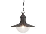 Lauko šviestuvas G.LUX Gh-213-S-Bl, 1 x E27, IP44, pakabinamas, juodos sp.