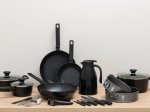 Keptuvė MAKU Deal, nelimpanti danga, juodos sp., skersmuo 24 cm