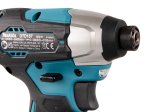 Akumuliatorinis smūginis suktuvas MAKITA DTD157Z, 18V, 133 x 81 x 232 mm, svoris 1,5 kg, triukšmo lygis 106 dB, 3 smūgio režimai, vibracijos lygis 11,5 m/s²
