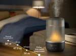 Oro drėkintuvas PHILIPS HU1510/03, 1000 serija, 19 W, bakelio talpa 3l, pilkas