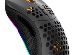 Žaidimų pelė DELTACO GAMING GAM-108, laidinė, 6400 DPI, RGB, USB, juodos sp.