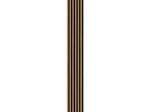 Akustinė dailylentė SoDec 2700x300 6L ST R2 black/light oak 