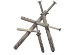 Kalamų kaiščių rinkinys ROBUS, 5 x 30 mm, 6 x 40 mm, 6 x 60 mm, 8 x 80 mm, 8 x 100 mm, 160 vnt.