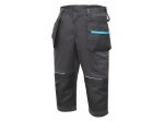 Bridžai HOGERT WORKWEAR Wurnitz, 60% poliesteris, 38% medvilnė, 2% elastanas, pilka spalva, 2XL (56) dydis, CE