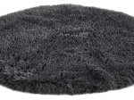 Kilimėlis ANDIAMO Alpa, 80 x 80 cm, apvalus, antracito spl., 100 % poliesteris, Kinija, 701984