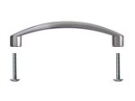 Baldų rankenėlė HETTICH, nerūd. pl. imitacija HS 96mm, 9196394