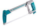 Pjūklas TOTAL, metalui, aliumine rankena, greitas pjūklelių keitimo mechanizmas, 65Mn, 300 mm, THT54106