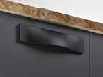 Baldų rankenėlė HETTICH, 128 mm, juodo aliuminio sp., 9243798