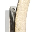 Sieninis LED šviestuvas GLOBO Nabro, 12W, 230V, 935 lm, 3500K, su jungikliu, chromas, akrilas, 80 x 450 x 120 mm, 67833-12W