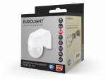Judesio jutiklis EUROLIGHT, 800W, 180 laipsnių, 12m, IP20, PIR sensorius, sieninis