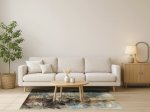 Kilimas ANDIAMO SANTANA, 160 x 235 cm, smėlio-antracito spl, 77 % polipropilenas, 23 % poliesteris, 705474