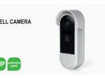 Išmanioji durų skambučio kamera DELTACO Smart Home Sh-Db02, WiFi, valdoma su programėle, lauko, IP65, 1920 x 1080, su judesio davikliu, su IR naktiniu matymu, baltos sp.