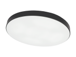 Plafoninis šviestuvas TOPE Boston, LED 2 x 48W, 3000-6500K, 230V, 8563 lm Max, 60 cm skersmuo, juodos spalvos