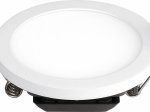 Įmontuojamas šviestuvas ORRO, panelė SPLIT NPL-8W, įl., LED 8 W, 220-240 V, 550 lm, 3000 K, 30000h, IP44, apvali, balta, 80x25mm, A170990181