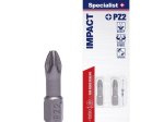 Antgaliai SPECIALIST+ 24/2-055, PZ2, 25 mm, 2 vnt