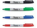 Žymeklis rašalo pagrindu SHARPIE Fin Fin, juodas, 1mm, 09-810930