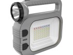 LED žibintuvėlis SUNLUX Qy-Cl05, įkraunamas, LED, 3 W + 5 W, 160 lm + 400 lm, su saulės elementais, IP44