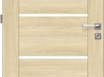 Laminuotos vidaus durys su užlaida VOSTER Vinci 10, kairinės, spalva White walnut, 2030x744x40 mm
