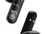 Ausinės belaidės STREETZ T150-BLK, permatomos, juodos sp., 6612030
