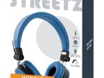 Ausinės STREETZ HL-BT401, belaidės, Bluetooth 5, sulankstomos, mėlyno sp.