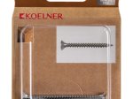 Medsraigčiai KOELNER, 4 x 60 mm, įleidžiama galva, nerūd. plieno A2, 6 vnt., PZ