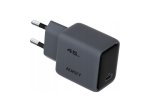 Telefono įkroviklis AUKEY, 45W, USB-C, PD, tamsiai pilkos sp., LLTSEUN1054997VN