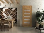 Laminuotos vidaus durys su užlaida VOSTER Etna 10, dešininės, spl. Caramel oak, 2030x744x40 mm