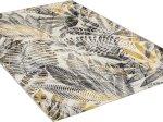 Kilimas ANDIAMO Portland, 160 x 235 cm, antracito/garstyčių spl., 75% polipropilenas, 25% poliesteris, tinkamas viduje ir lauke, Egiptas, 704119