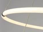 Pakabinamas LED šviestuvas SEARCHLIGHT Revolve, 28,24W, 230V, 3000K, 4057lm, 590 x 590 x 1200 mm, maksmalus aukštis 1500 mm, 40176-2BK