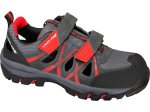 Darbo batai LAHTI PRO, S1 SRC, 42 dydis, pilka raudona spalva, versta oda, sandalai, CE