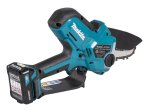 Akumuliatorinis genėjimo pjūklas MAKITA UC100DWA, 12 V, pjov. juostos ilgis 10 cm, bešepetėlis variklis,  komplekte 2,0 Ah akumuliatorius ir pakrovėjas