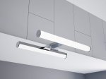Sieninis veidrodžių ir paveikslų LED šviestuvas G.LUX, Gr-Led-400-7W-Mirror-Aruba, 7W, 800Lm, 4000K, IP44, 40cm, chromo sp.