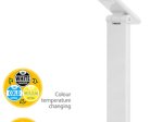 Stalinis šviestuvas SPECTOR LIGHT 17549, LED, 8 W, 220-240 V, 2700/4000/6500 K, 720 lm, dimer., RGB, šviestuvo pagrindas, baltos sp., 183x138x380 mm