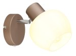 Kryptinis šviestuvas GLOBO Eileen, E27, 1 x 40W, 230V, kavos sp., 125x150x160 mm