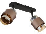 Kryptinis šviestuvas GLOBO Milley, E27, 1 x 40W, 230V, matinės bronzos spalvos, 385 x 100 x 125 mm, 15560-2C