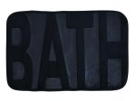 Vonios kilimėlis BISK Basic 5, 40 x 60 cm, juodos spl.