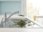 Plautuvės maišytuvas GROHE Quickfix Start Eco, chromas, 31685000