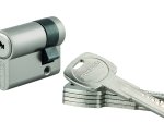 Spynos cilindras THIRARD, Trafic 6, 5 raktai, žalvarinis, nikeliuotas, 30 x 10 mm, 293164
