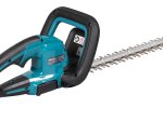 Akumuliatorinės gyvatvorių žirklės MAKITA DUH506Z, 18 V, darbinis plotis 50 cm, bešepetėlinis variklis, svoris 2,8 kg. Be akumuliatorių ir pakrovėjo.