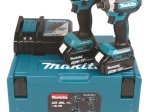 Akumuliatorinių įrankių komplektas MAKITA DDF484 + DTD153, komplekte 2x5,0 Ah akumuliatoriai ir kroviklis, bešepetėlis variklis, komplekte MAKPACK lagaminas
