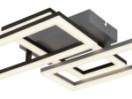 Pakabinamas LED šviestuvas GLOBO Sapena, 24W, 230V, 4000K, 1800lm, pilkos spalvos, 614 x 341 x 93 mm, 67328-24OC