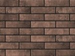 Klinkerinės sienų plytelės CERRAD Loft Brick Cardamon, 6,5 x 24,5 x 0,8 cm, 0,600 m2/dėž., rudos spl., 692227
